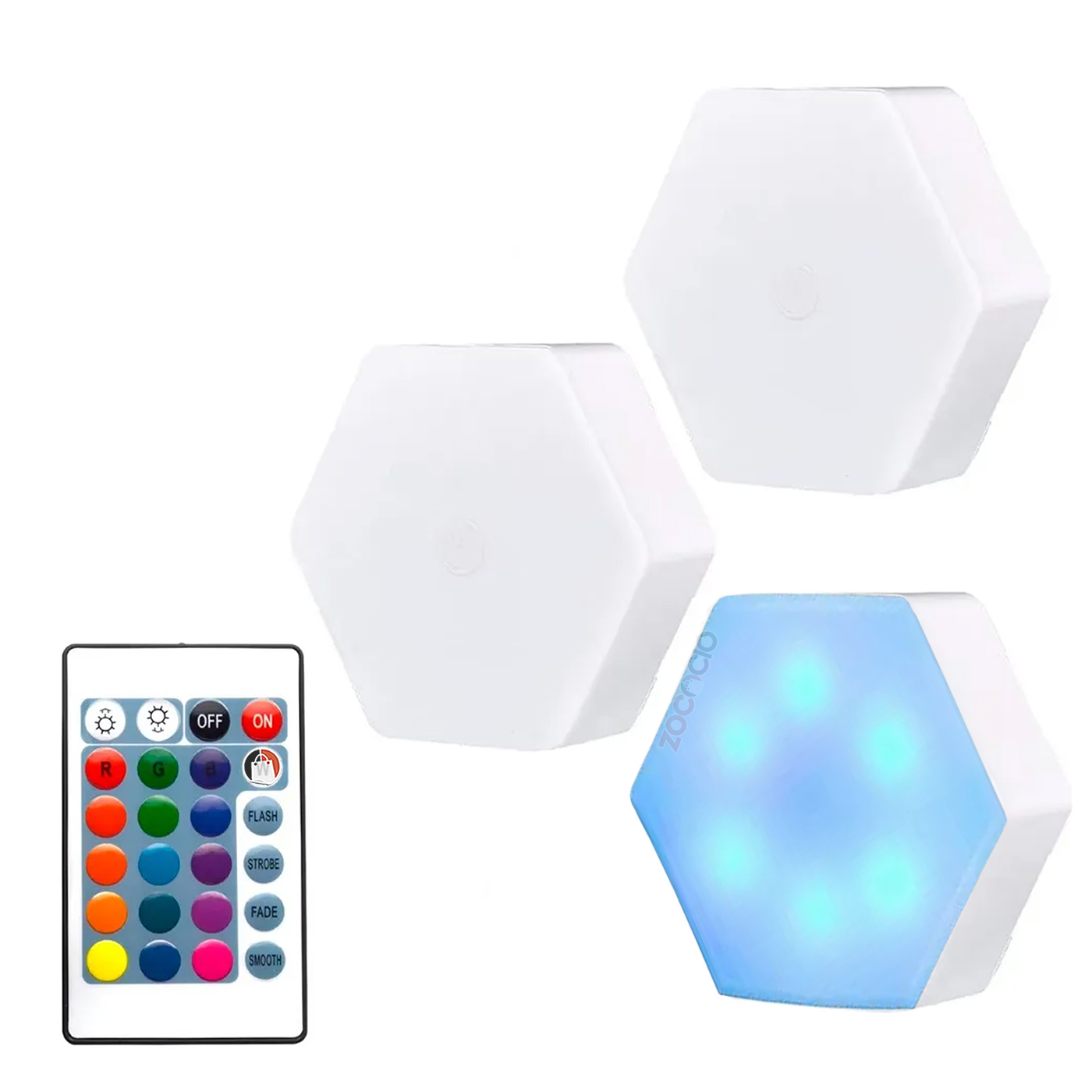 Miniatura 6 de Panel De Luces Hexagonales X3 Led Rgb